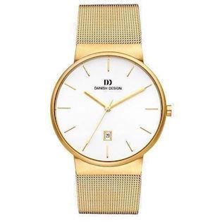 Forgyldt Quartz Herre ur fra Danish Design, IQ05Q971